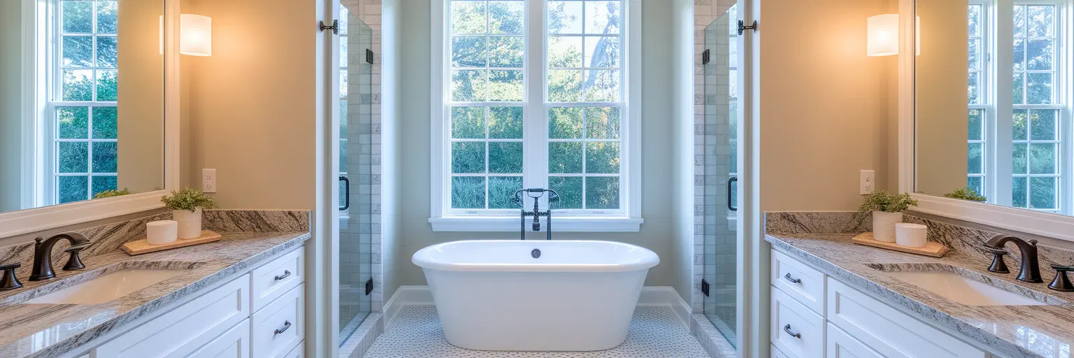 Modern Bathroom Vanity Installation Sanford FL Contractors